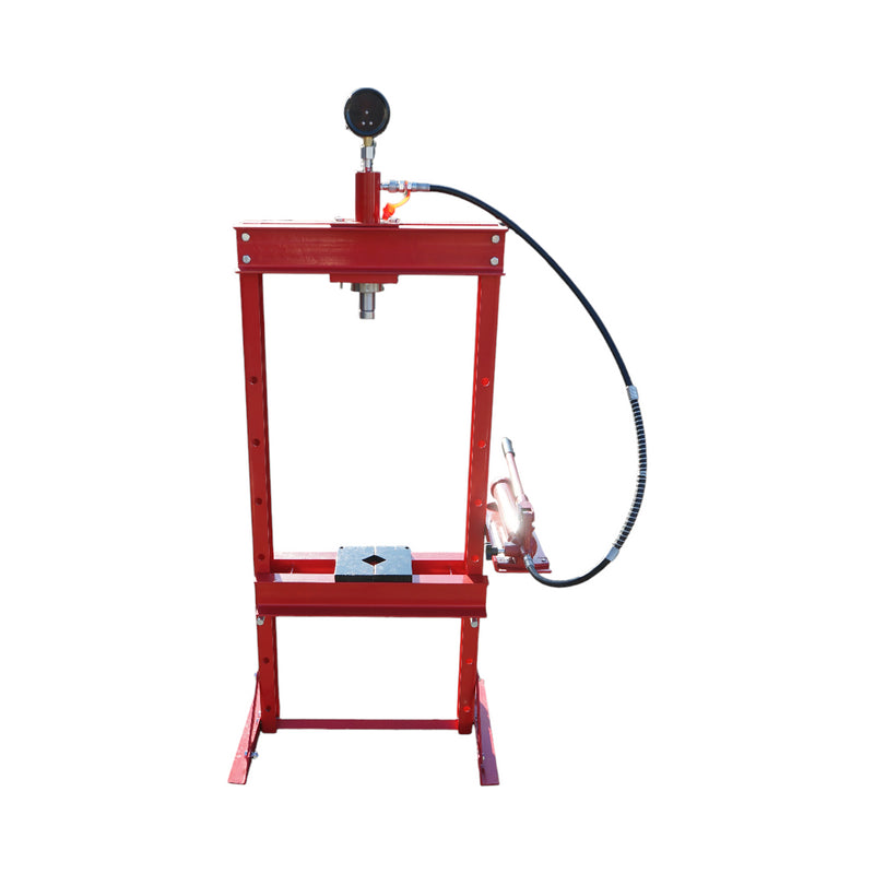 Pressa idraulica 12T, apertura regolabile 0-918mm, corsa pistone 0-146mm