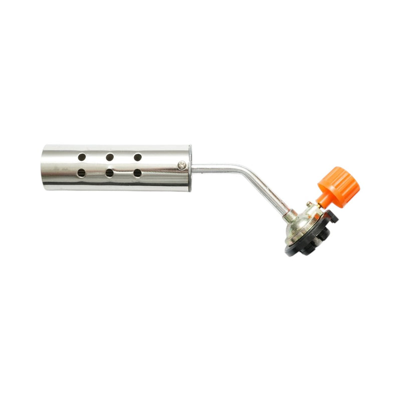 Testina per cannello a gas, accensione manuale, rotazione a 360°, potenza termica di 3600 kcal, fiamma regolabile fino a 1300°C (Canon Torch)