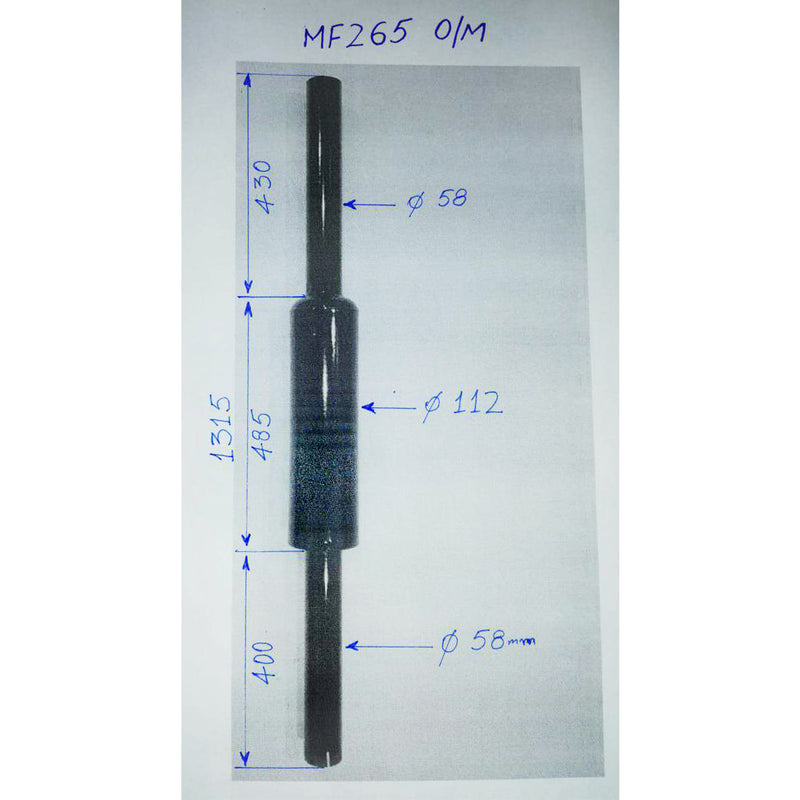 Tubo di scarico per Massey Ferguson 265 O/M.