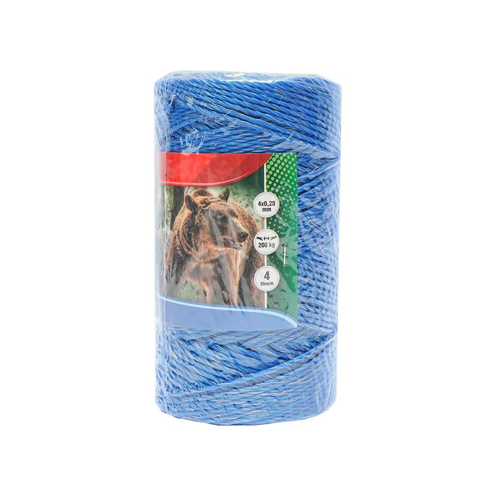 Filo per Recinto Elettrico, Lunghezza 250 mt, 4x0.2mm., 4 Ohm/m, colore BLU, Recinzioni elettriche