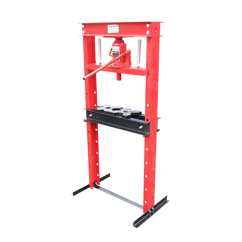 Pressa idraulica 30T, apertura regolabile 50-1050mm, corsa pistone 0-154mm