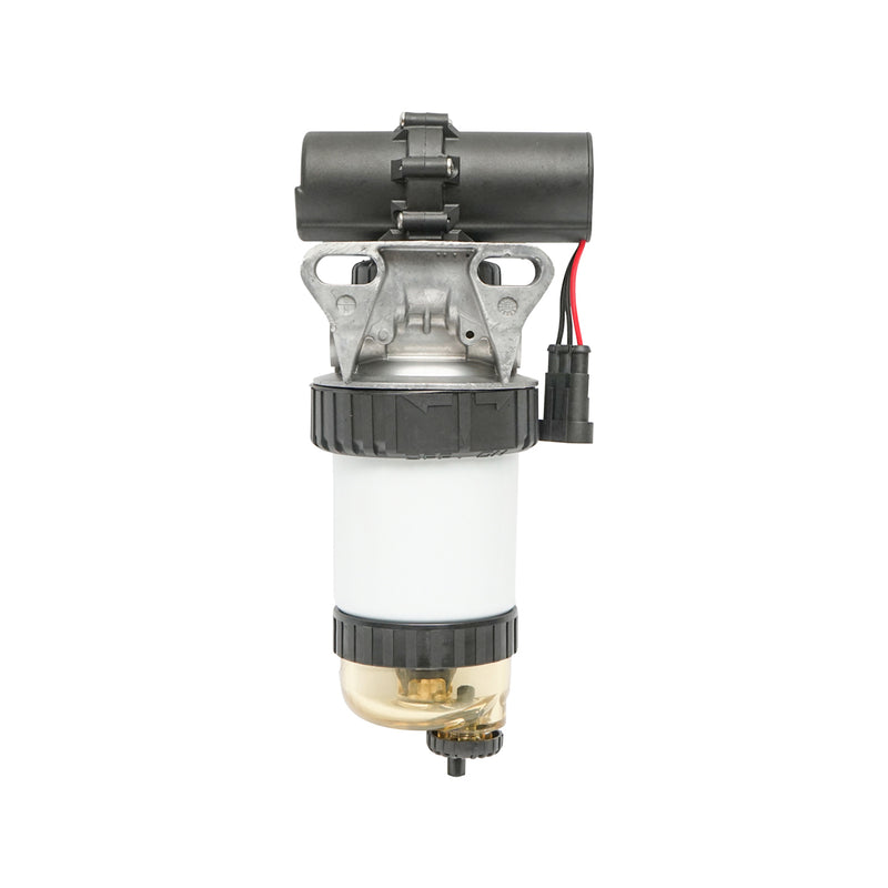 Pompa elettrica di alimentazione carburante con filtro per Case IH, New Holland e Ford, codice OEM 84271407, 87801794, 87802202, 84288071, 87802331