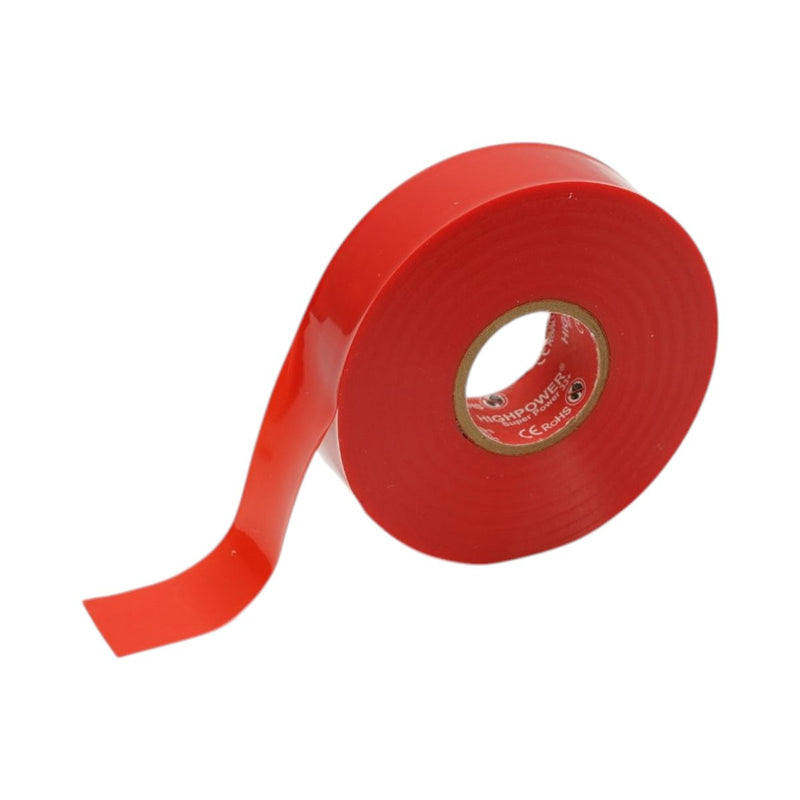 Nastro isolante in vinile rosso 19 mm x 20 m Premium Super Power 33+ HighPower