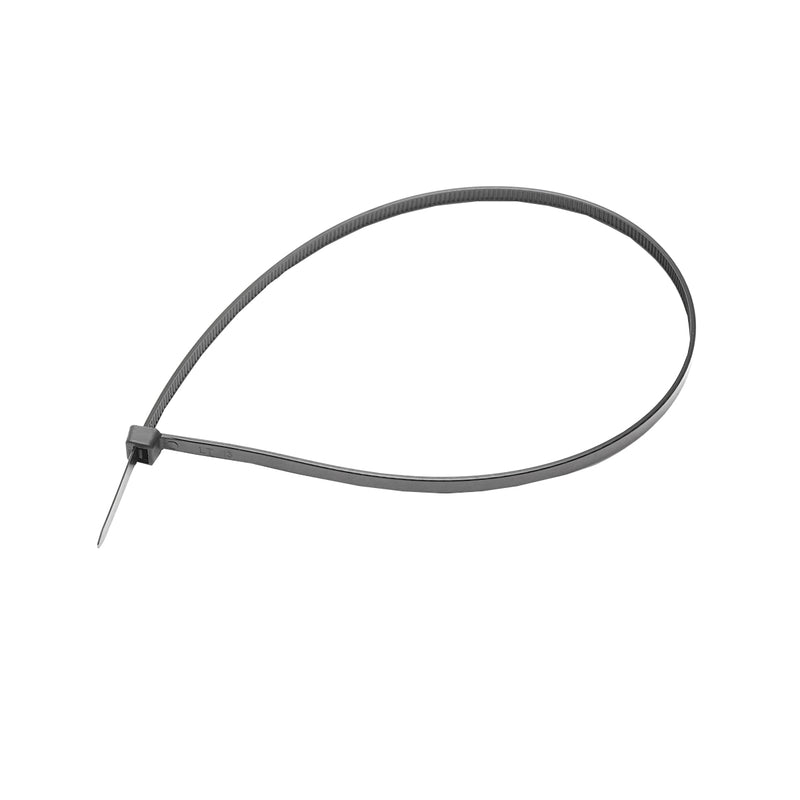 Fascette stringicavo in plastica nera, 4,8 × 380 mm, 100 pezzi/set. Breckner Germany