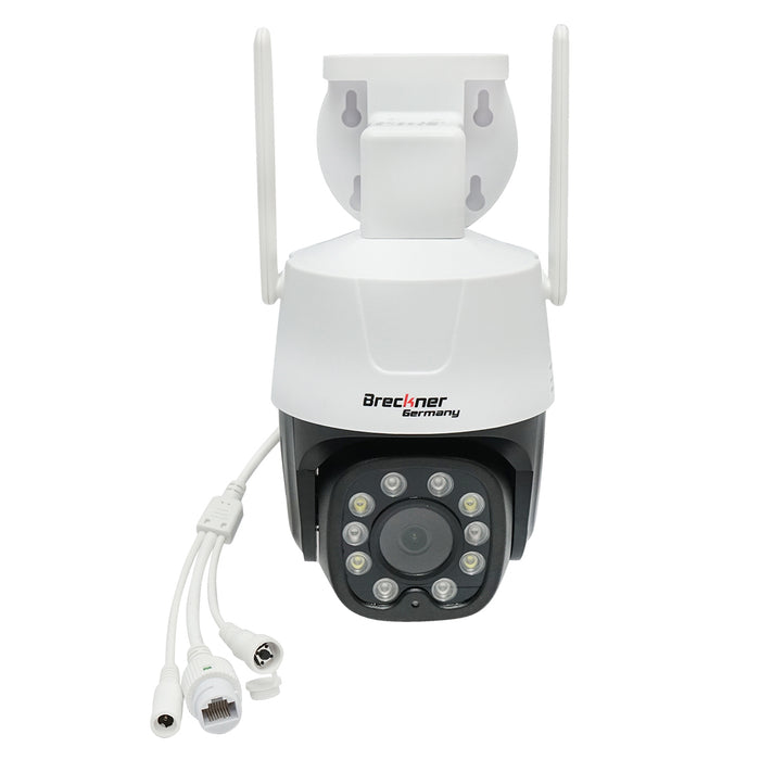 Telecamera di videosorveglianza WIFI per interni/esterni 5M ultra HD, PTZ, sensore di movimento, rotante, 90 gradi, 220V IP66 Breckner Germany