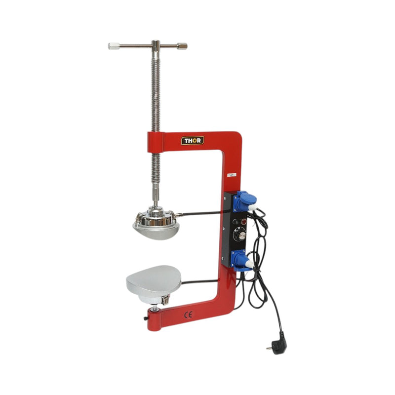 Vulcanizzatore elettrico a caldo per pneumatici THOR, 2x500 W, 220 V, 7 adattatori in alluminio, temperatura regolabile 0-180 °C