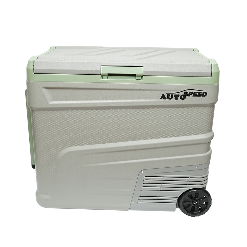 Frigorifero per auto con compressore 60W, capacità 64,2L, tensione di alimentazione 12-24-220V, schermo LCD, USB, 692x416x585mm G65 AUTOSPEED