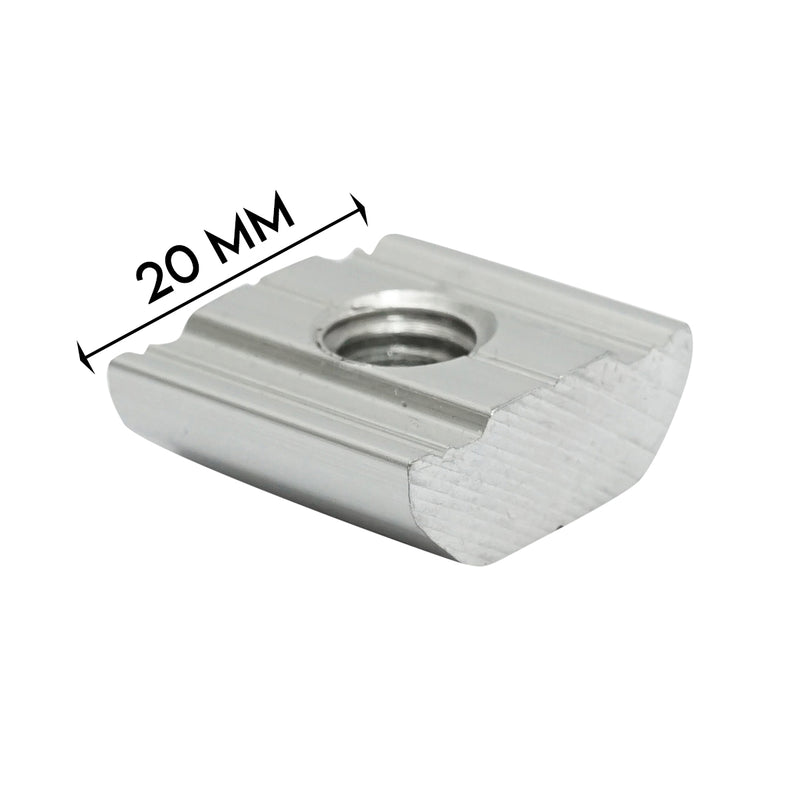 Morsetto centrale da 35 mm per il fissaggio di pannelli solari fotovoltaici – Sistema A, 20 mm Breckner Germany
