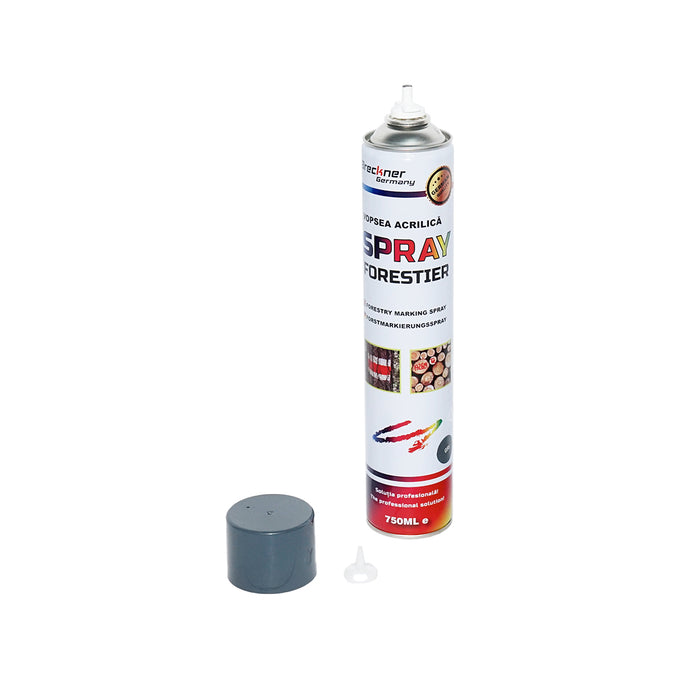 Vernice spray per marcatura forestale grigia 750ml Breckner Germany