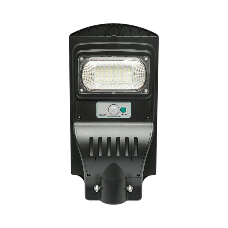Lampione stradale solare a LED da 50 W con pannello solare da 8 W, batteria LiFePO4 da 4000 mAh, sensore di movimento, telecomando e attacco per palo (IP65) Breckner Germany