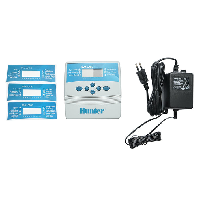 Programmatore di irrigazione, ELC 401 IE, 4 zone, interno, Eco Logic Hunter