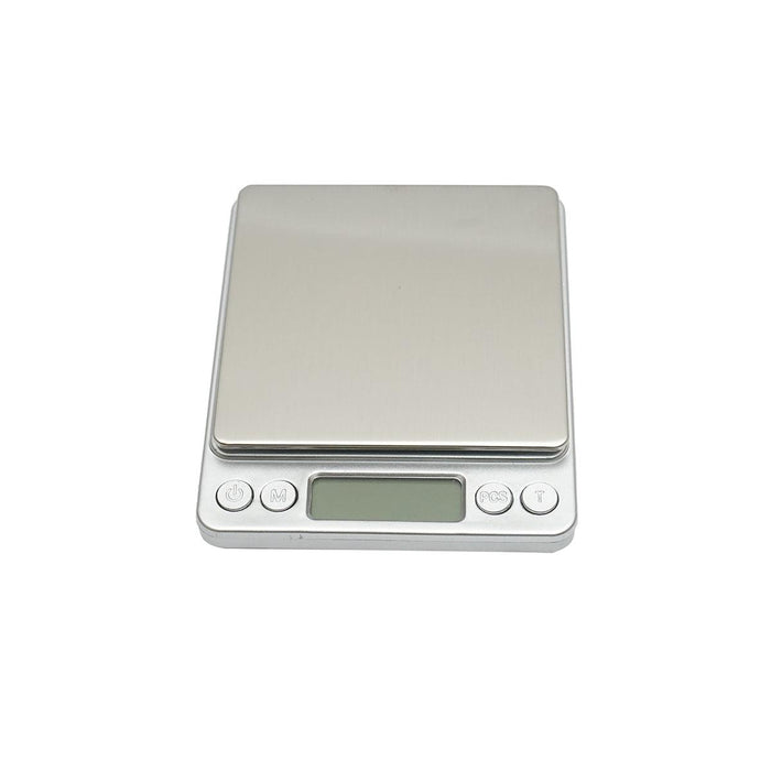 Bilancia da Cucina Digitale, 3 kg di Capacità, Precisione 0,1 g, Display LCD, Piattaforma in Acciaio Inox, Unità di Misura Multipla