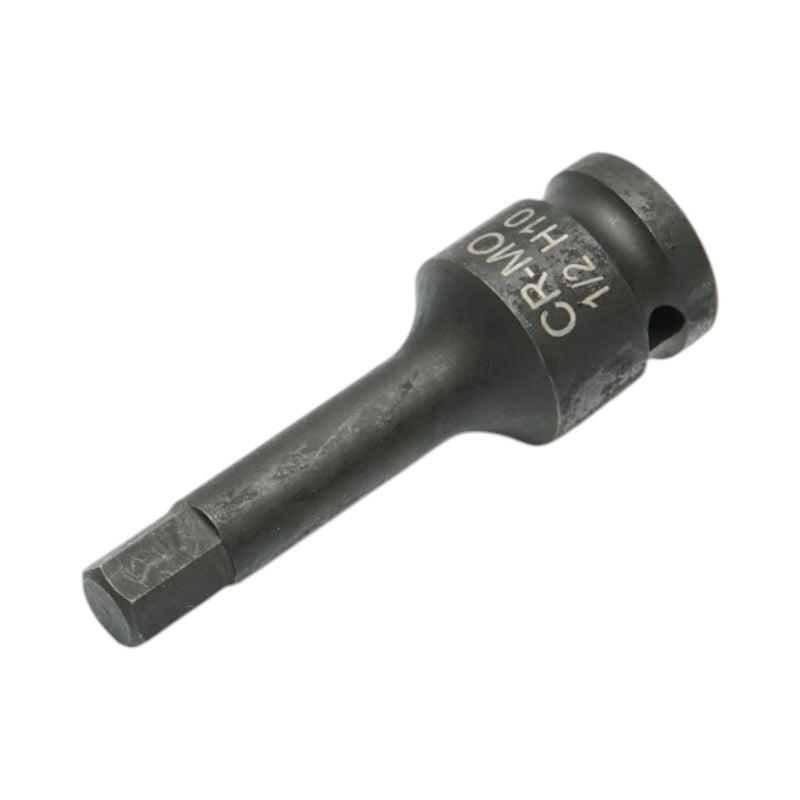 Bussola a impatto con inserto esagonale H10 e attacco quadro da 1/2", 78 mm, Cr-Mo Breckner Germany