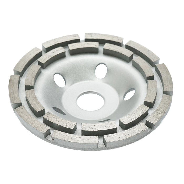 Disco diamantato segmentato 125x22.23mm per levigatura di calcestruzzo, granito e marmo Breckner Germany