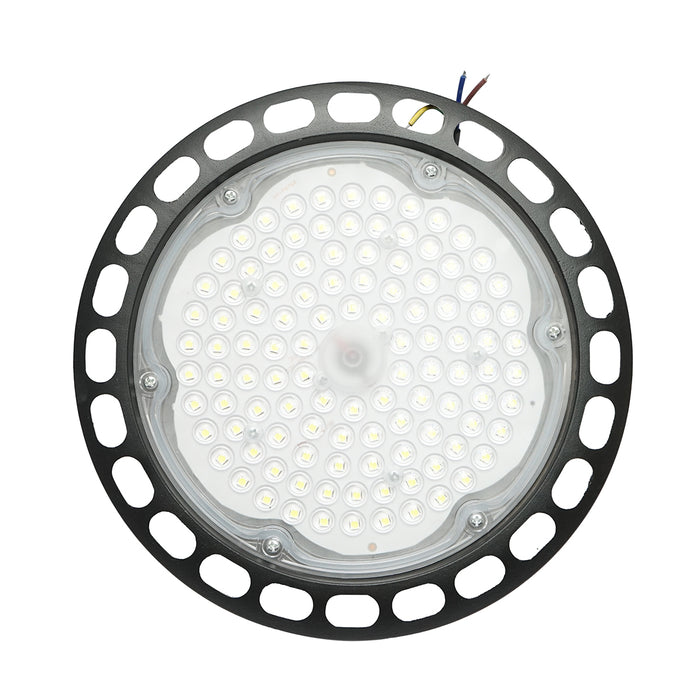 Lampada industriale LED High-Bay 100W, 220V, 8000K per capannone/magazzino 235x75mm