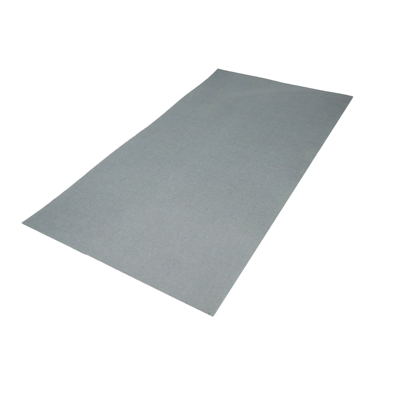 Lastra in fibra compressa con inserto metallico, larghezza 0,5 m, lunghezza 1 m, spessore 1,0 mm (grigia)