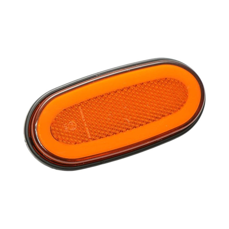 Luce di ingombro laterale ovale a LED effetto neon, 12V-24V, ambra, 21 LED, 110x50x13 mm Breckner Germany