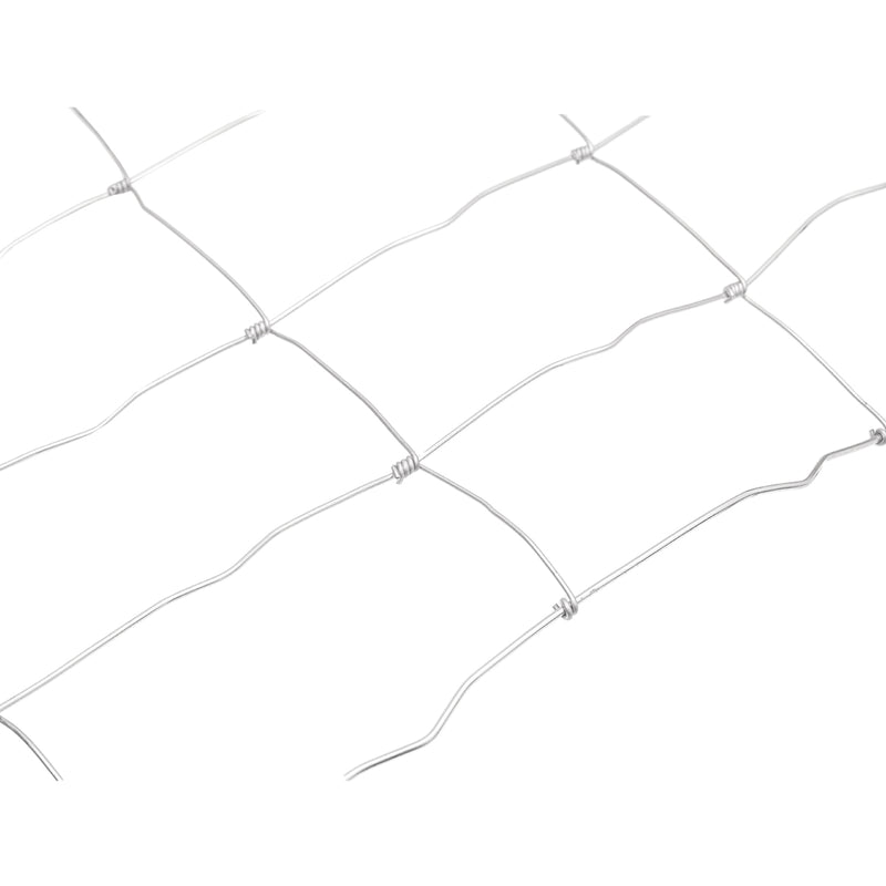 Rotolo di rete metallica zincata a maglia annodata tipo H (120 cm x 40 m) per recinzioni