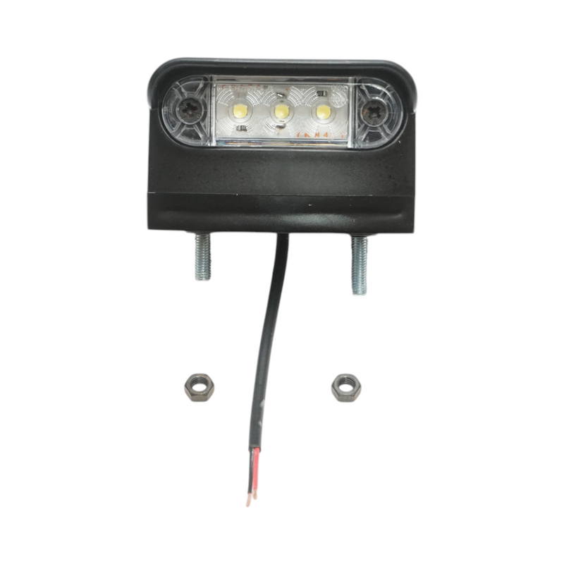 Luce targa a LED 12V-24V – 3 LED, 78,5x50 mm Breckner Germany