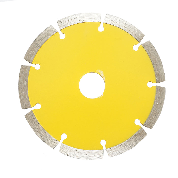 Disco diamantato segmentato 125x22,23mm, max. velocità. 12200 giri/min, taglio a secco per cemento, pietra, granito, marmo Crownman