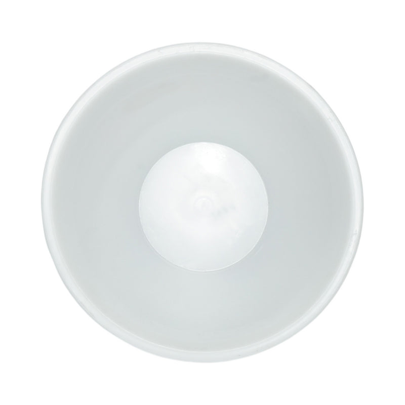 Secchio in plastica per alimentazione animali 12L bianco con manico in metallo