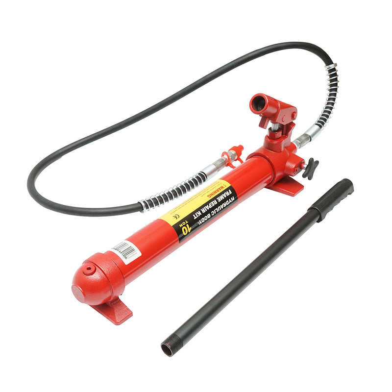 Pressa idraulica manuale per lavori di lattoneria, carico massimo 10 tonnellate