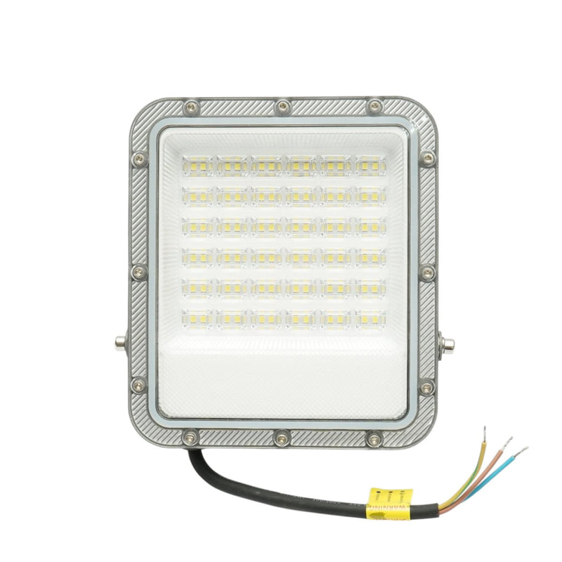 Proiettore LED 50W, 100-265V, 6500K, 5500lm, fascio largo, 165x145x28mm, IP66 Breckner Germany