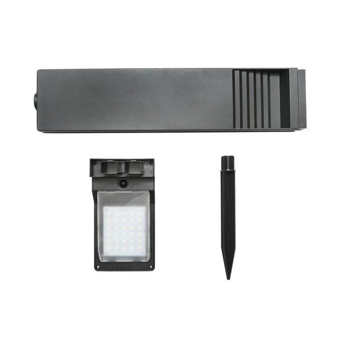 Lampada solare da giardino 2W con pannello solare e batteria 3,2V, 2200mah, IP66