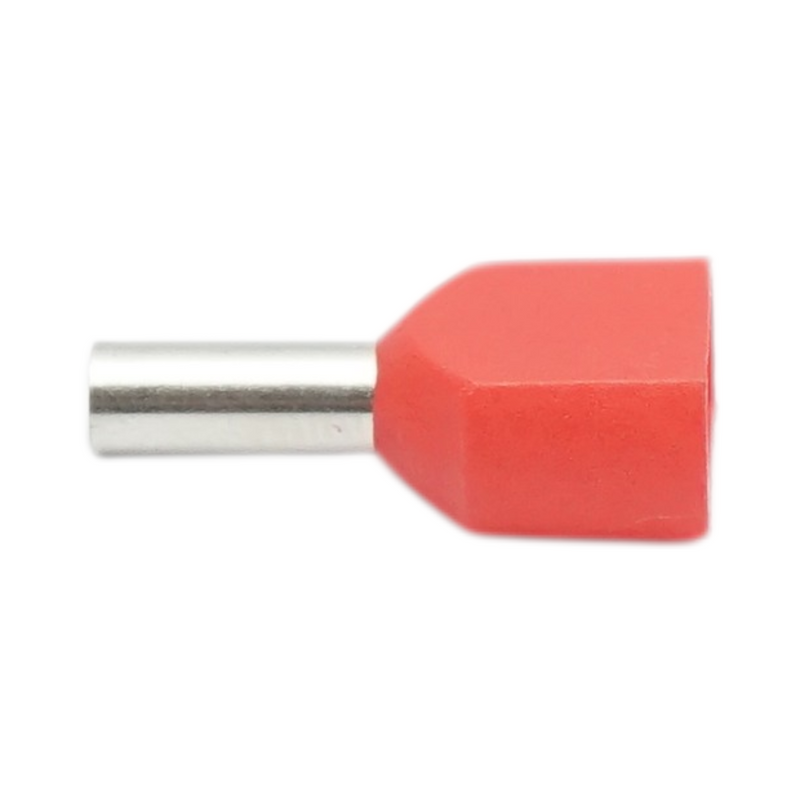Longroad TE2508 Terminali a bussola doppi isolati 2x2,5 mm² / 8 mm