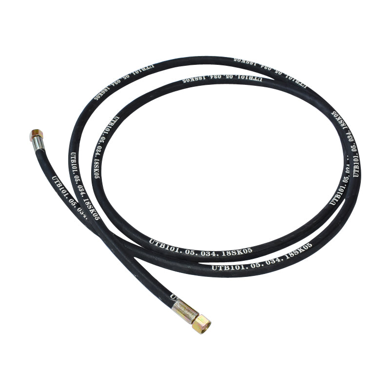 Tubo ad alta pressione 2SN DN10 con raccordi pressati idraulicamente, L = 3400 mm (riduzione M20x20)