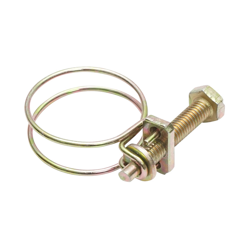 Fascetta stringitubo a filo da 24-28 mm con vite M5x30 mm Breckner Germany