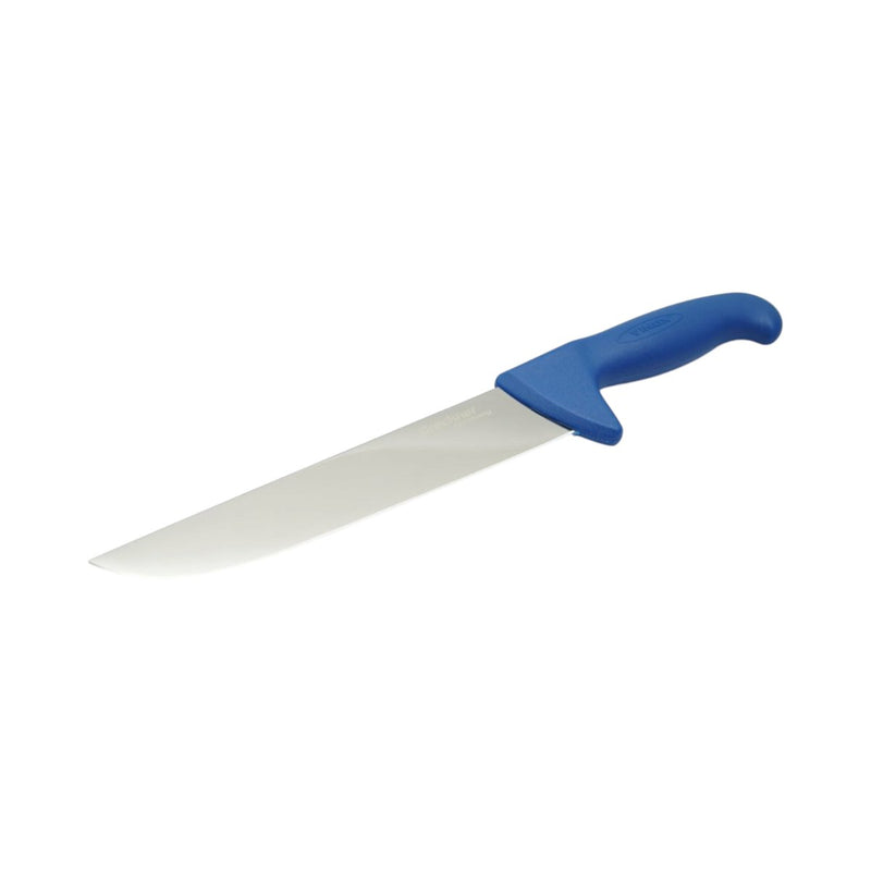Coltello da macellaio professionale da 21 cm, lama in acciaio 5Cr15MoV, manico in nylon blu Breckner Germany