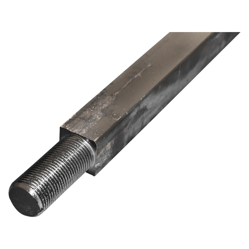 Asse quadro 40x40 per erpice a dischi, L=2500 mm, M36, C+F