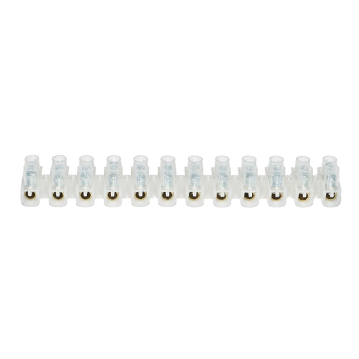 Morsettiera 6A 380V, 12 poli 6mm Leader