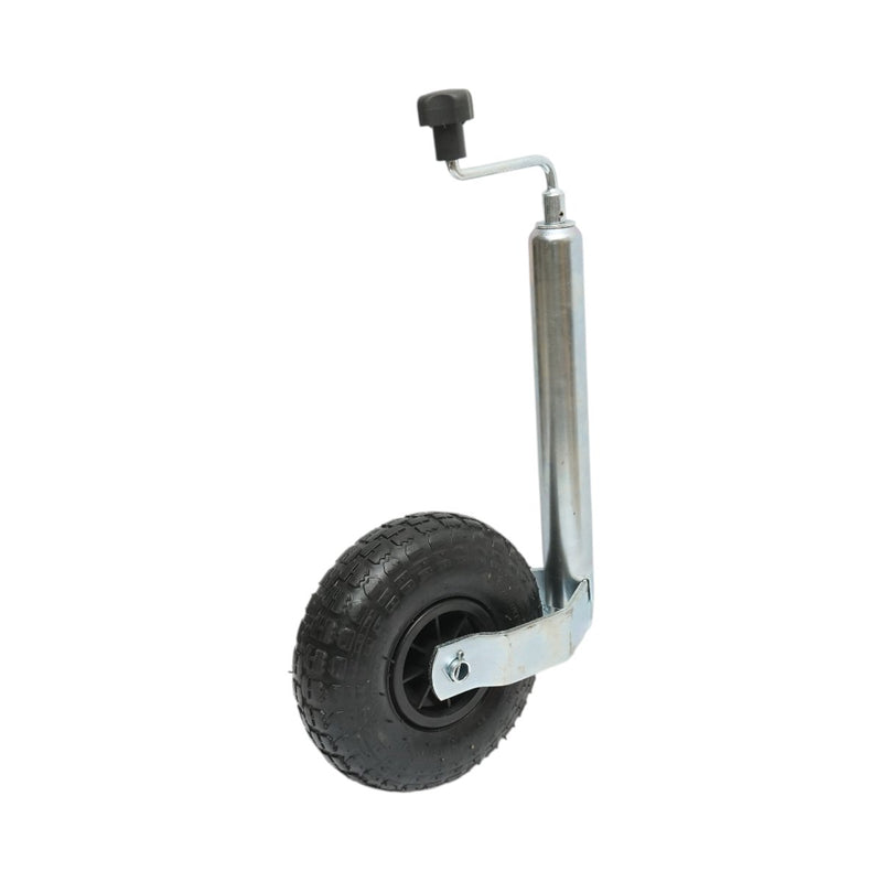 Ruotino di manovra per rimorchio con pneumatico 260x85 mm, diametro tubo 48 mm, altezza regolabile 600-880 mm, carico massimo 136 kg Breckner Germany