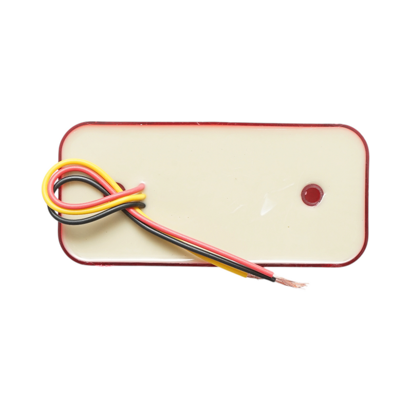 Luce di ingombro laterale a LED rossi (12V-24V), 2 funzioni, modello X NEON, 30 LED, 110x52x16 mm Breckner Germany