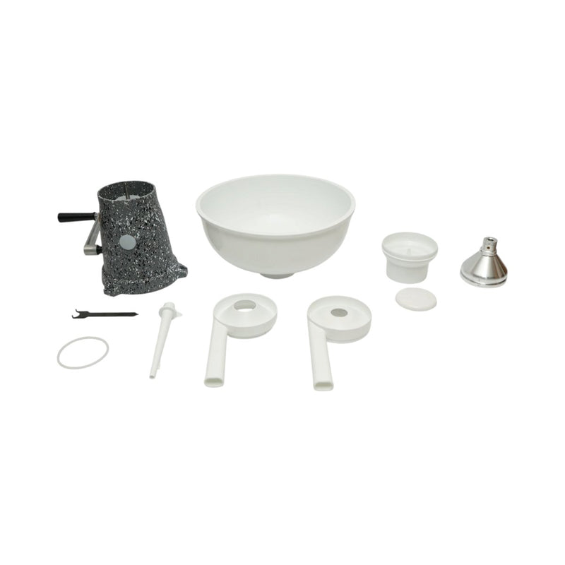 Separatore di panna dal latte o per scrematura manuale, contenitore in plastica da 7 lt, capacità 80 lt/h