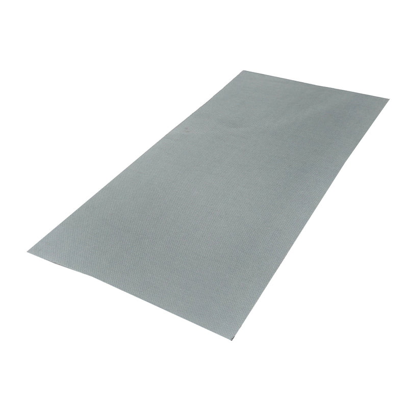 Lastra in fibra compressa con inserto metallico, larghezza 0,5 m, lunghezza 1 m, spessore 2,0 mm (grigia)