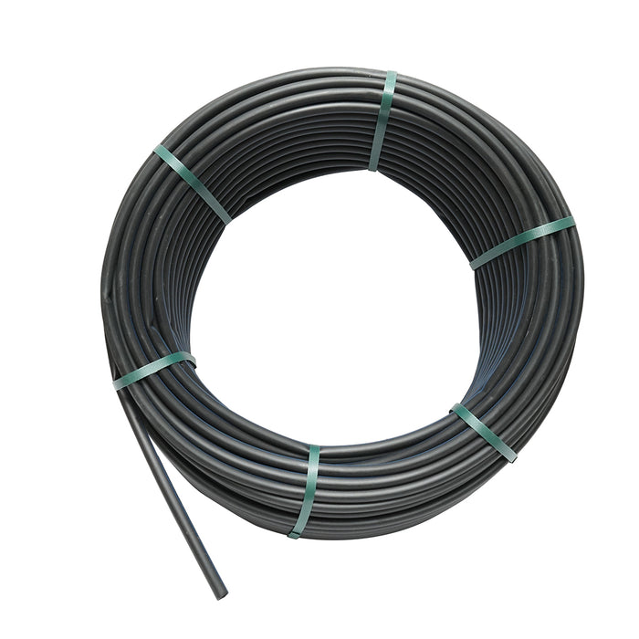 Tubo gocciolante acqua cieco D16mm, materiale PE, rotolo 100m senza fori per sistemi di irrigazione