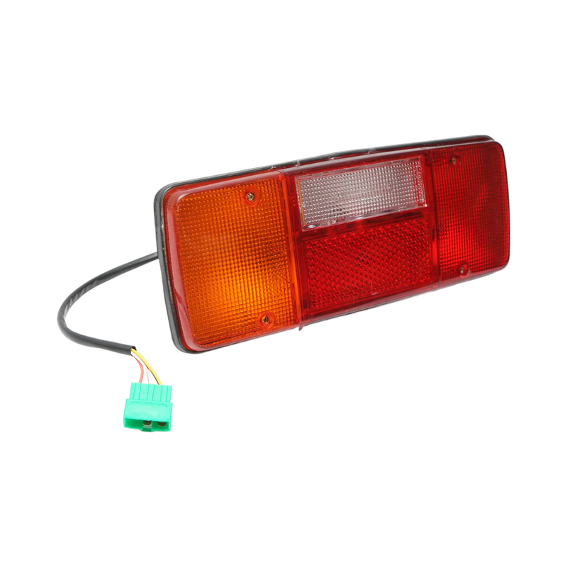 Fanale posteriore sinistro 335x125x80 mm per autocarri TATA (407, 1210, 1312, 609, 1613, 1213)