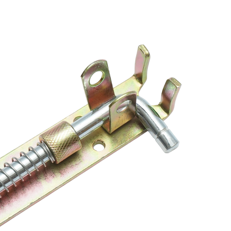 Bullone a L da 150 mm a molla con predisposizione per lucchetto