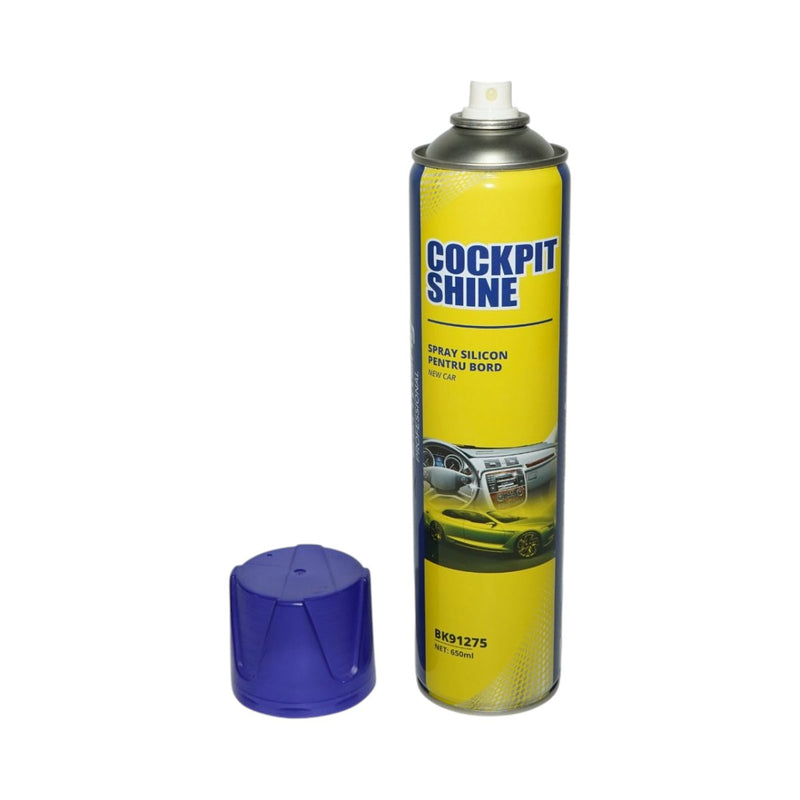 Spray siliconico antistatico per cruscotto profumo "Auto Nuova" 650 ml. Breckner Germany