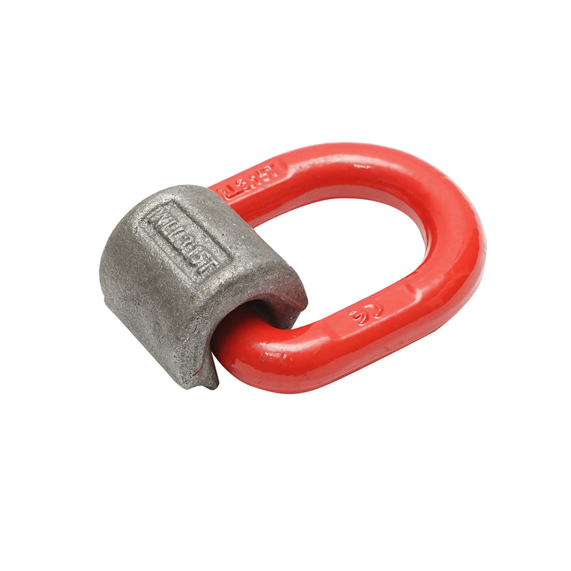 Anello di ancoraggio/sollevamento da saldare con molla, portata massima 3,15 tonnellate