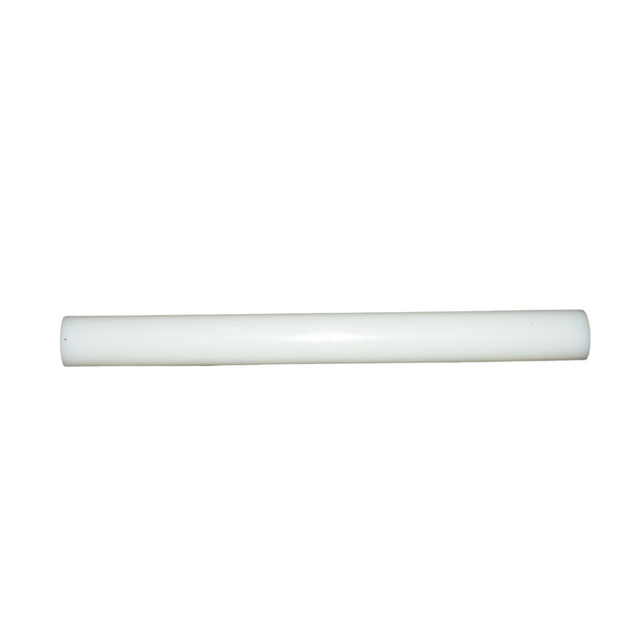 Barra di teflon, PTFE, politetrafluoroetilene bianca Fi 80X330mm 3.8 Kg