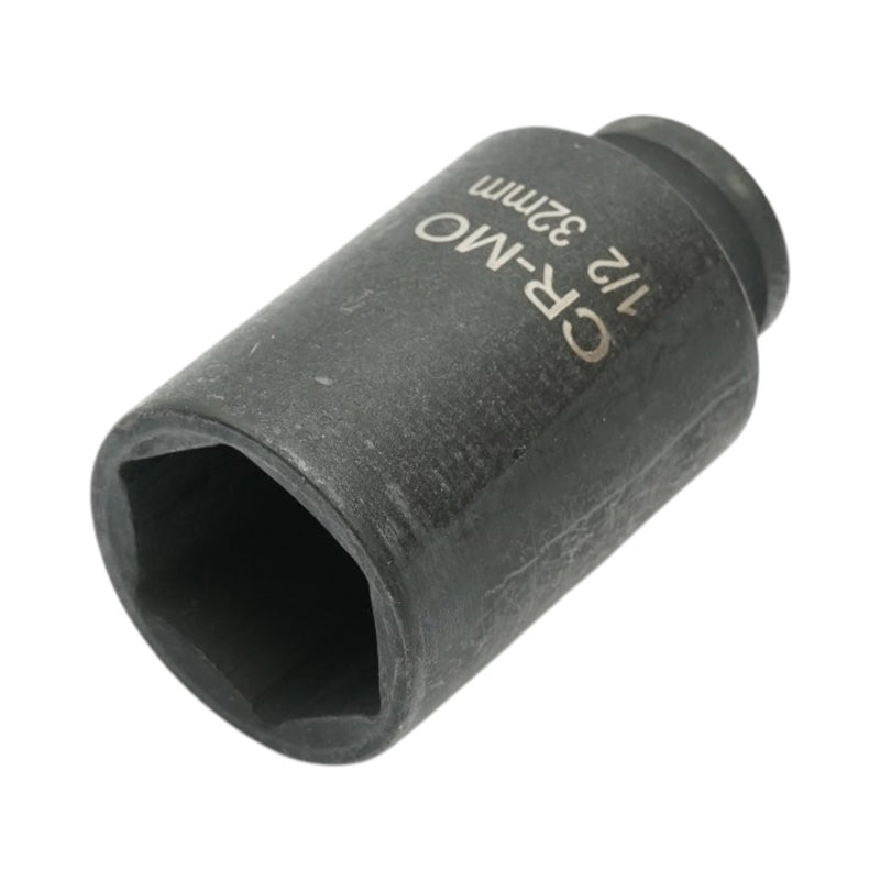 Bussola a impatto lunga 32 mm, lunghezza 78 mm, attacco quadro da 1/2", Cr-Mo Breckner Germany