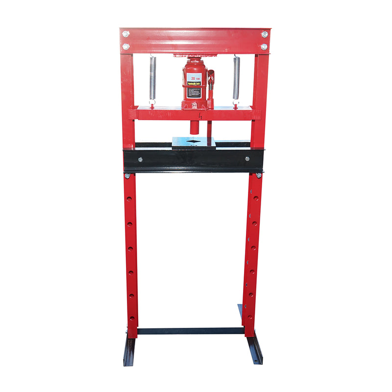 Pressa idraulica 20T, apertura regolabile 30-950mm, corsa pistone 0-120mm