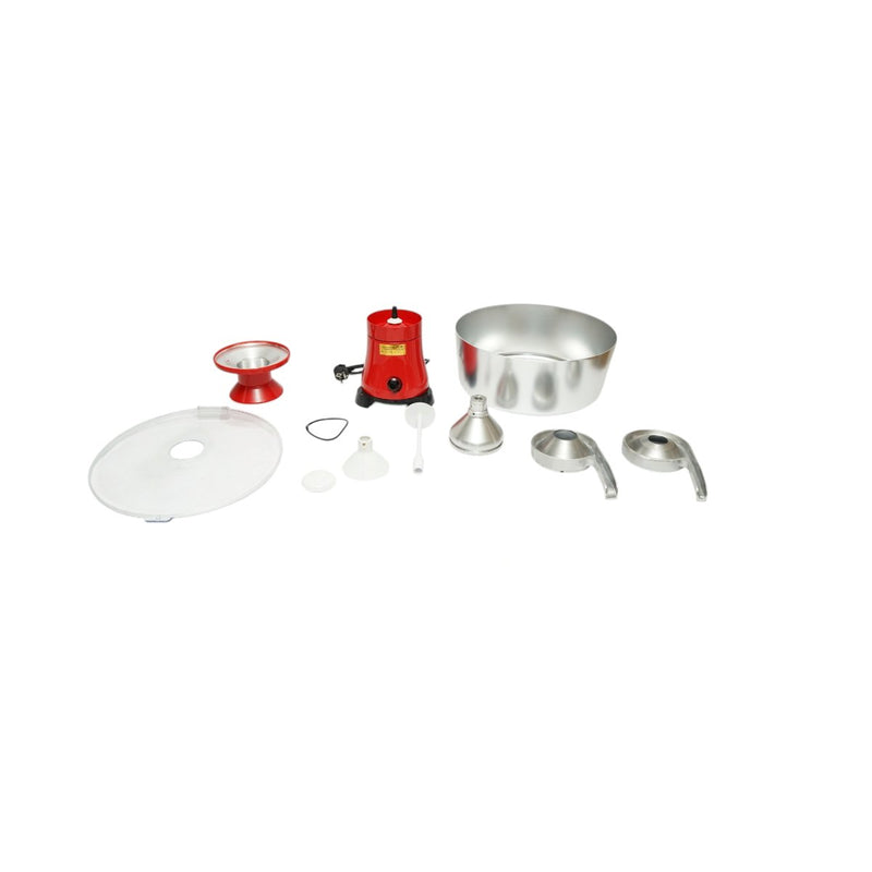 Separatore di panna dal latte o per scrematura automatica 200W, 220V, contenitore in acciaio inox con coperchio 12L, velocità regolabile, capacità 100 L/h