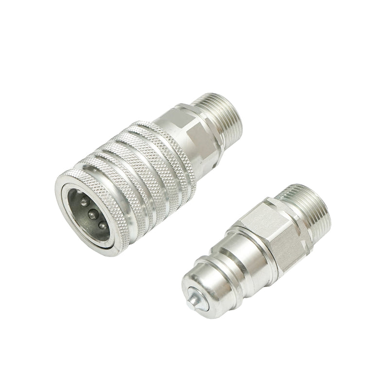 Valvola di intercettazione conica M24x1,5 mm maschio-femmina con filetto esterno Breckner Germany