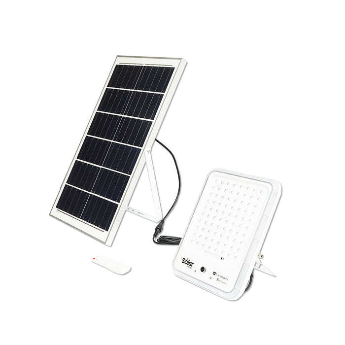 Lampada LED da 20W con telecamera wifi 2MP e pannello solare da 35W, batteria da 3,2V/30Ah