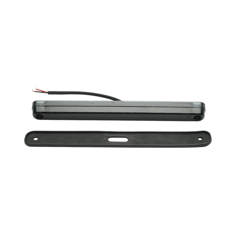 Luce di ingombro laterale a LED sottile 12-24V, rosso fumé, 16 LED, 235x26,5x21 mm Breckner Germany